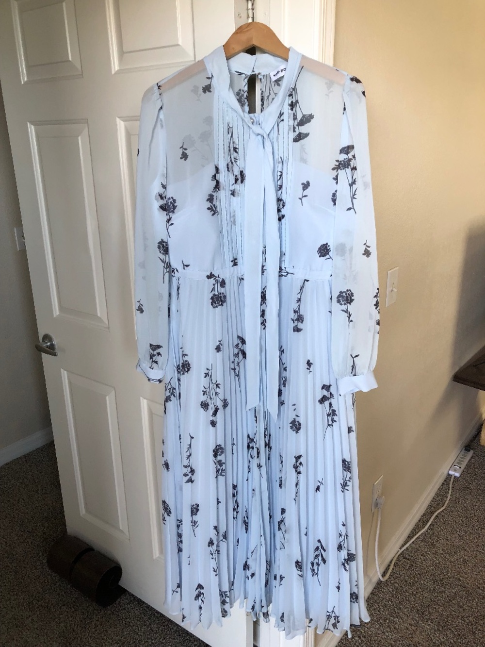 Self-Portrait Floral Print Dress